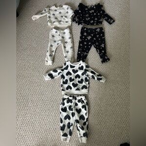 Baby girl sweatsuit lot!